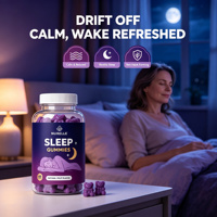 Gummies de sommeil sans mélatonine à marque privée OEM ODM L-Théanine Camomille Apaisant et Reposant Gommes aux fruits naturels 60 unités Fabricant