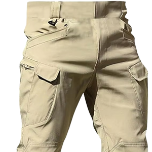 Custom logo Men's Cargo Pants Multi Pocket Workwear Pants Canvas Twill Durable Spring <strong>Summer</strong> Casual Heavy Duty Cargo <strong>Trousers</strong> - Product Image 2