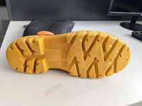 Bottes de sécurité en PVC en gros, bottes de pluie avec embout en acier pour les travailleurs