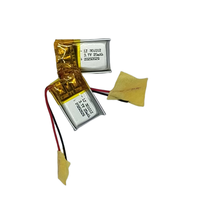 Batterie LithoTop à succès – Cellule Lipo rechargeable au lithium polymère 301012 3,7 V 25 mAh pour l'électronique grand public et les jouets