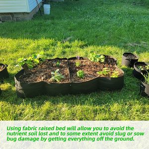 Sacs <span class=keywords><strong>de</strong></span> culture pour plantes Pots <span class=keywords><strong>en</strong></span> <span class=keywords><strong>feutre</strong></span> <span class=keywords><strong>en</strong></span> tissu noir Pots <span class=keywords><strong>en</strong></span> tissu non tissé Méthodes d'utilisation multiples - Product Image 6
