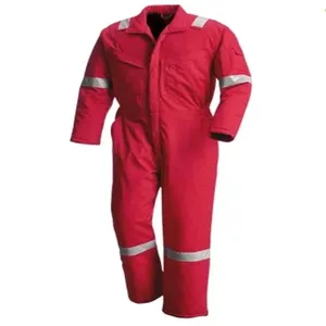 Hot Bán 100% Cotton Chống Tĩnh Coverall Phản Quang An Toàn Quần Áo Cơ Khí Quần Áo