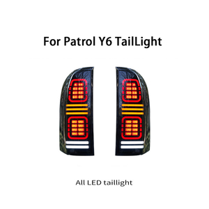 Demillon cho Nissan tuần tra y61 tín hiệu lần lượt sửa đổi với Red <span class=keywords><strong>LED</strong></span> taillights cho phụ kiện ô tô - Product Image 3