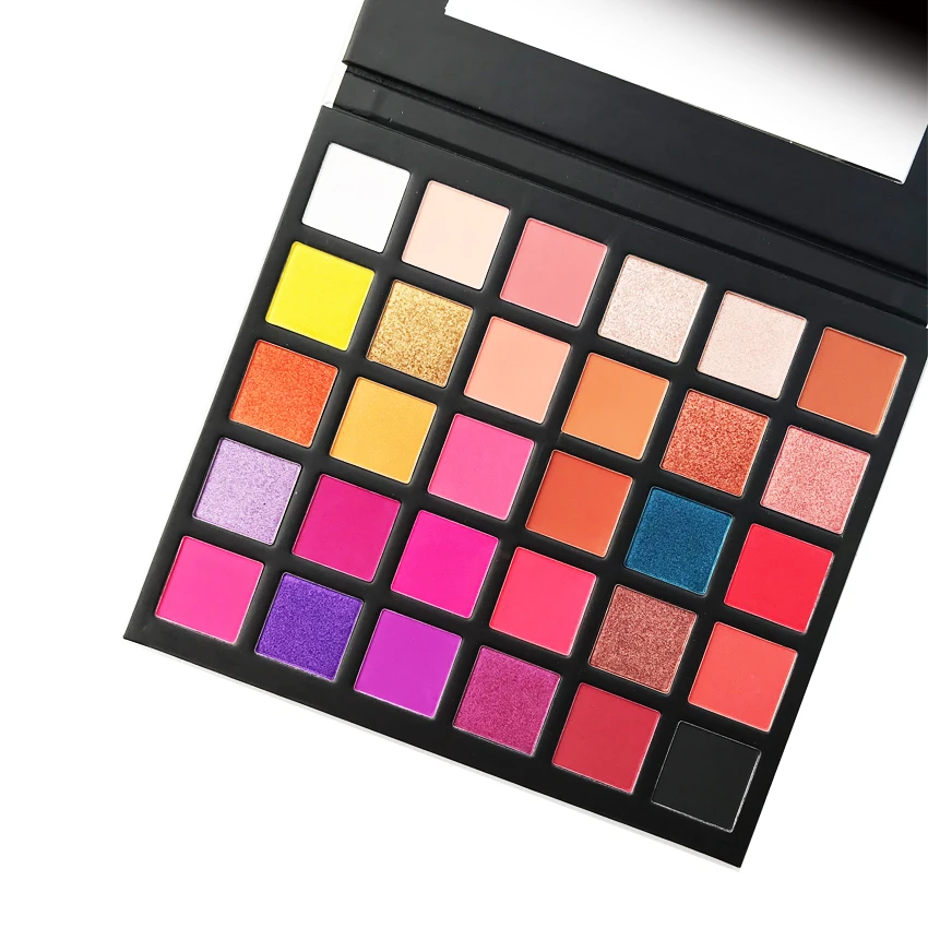 Частная торговая марка, индивидуальная палитра теней для век, многоцветная палитра вегетарианских теней для век
