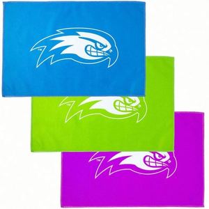 Serviette en microfibre tricotée chaîne ultra-fine 250 GSM, impression intégrale, serviette de rallye carrée - Product Image 1