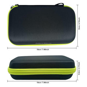 Funda de Viaje Personalizada para Afeitadoras Eléctricas QP6510/70 QP6520/70 Pro, Estuche Portátil de EVA con Doble Cremallera para Recortadora <span class=keywords><strong>OneBlade</strong></span> - Product Image 6