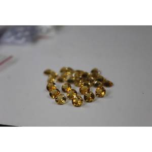 Pierre précieuse naturelle en citrine de 5 mm, 0,436 ct, couleur dorée, taille ronde brillante, pour bijoux - Product Image 5