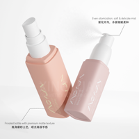 Botella de Spray Portátil Cuadrada de Plástico Personalizada de 30ml 60ml a Prueba de Fugas para Perfume, Hidratante, Cuidado Facial, del Cuero Cabelludo y Belleza