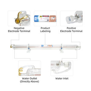 योंगली 100w co2 ग्लास लेजर ट्यूब लेजर उपकरण भागों को पैकेजिंग और कागज उत्पादों उद्योग के लिए लेजर फोकस लेंस बिजली की आपूर्ति - Product Image 3