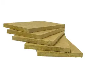 Mineral Fiber Wool Fire Proof Building Thermal Insulation Materials Soundproof Construction Rock Wool Panels