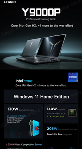 2024 Le Novo Legion Y9000P 16 pulgadas 2,5 K 240Hz i9 14900H 32GB RAM 1TB ROM RTX4070/4060 Tarjeta gráfica Mejor portátil para juegos - Product Image 6
