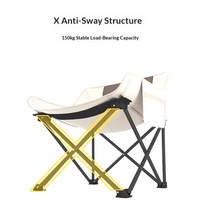 Chaise pliante de camping d'extérieur, chaise lune, table pliante, chaise de camping inclinable, tabouret de pêche, ensemble transfrontalier
