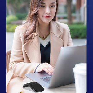 Ratón Inalámbrico Plegable Arc Touch, 1000Dpi, 2 Botones, Diseño Ergonómico, Portátil, Modo Dual, Negro y Blanco - Product Image 5