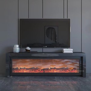 Chimenea Electrónica con Llama Simulada, Lámpara LED, Fuente de Luz, Montada en la Pared, Decorativa para el Hogar, Núcleo de Estufa de Calefacción - Product Image 2