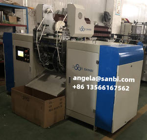 <span class=keywords><strong>Camiseta</strong></span> automática de alta velocidad, bolsa de apertura plana, bolsa de basura en rollo, máquina de fabricación de bolsas con etiqueta adhesiva - Product Image 5