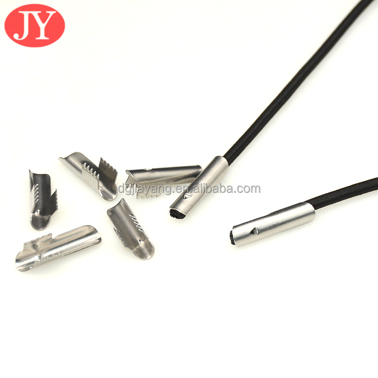 Metal Square Leather Cord Crimping End