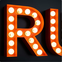 Lettres lumineuses LED 3D de luxe rétro, enseigne vintage pour événements, tapis rouge, magasins, cafés, extérieur, mariages, marques, voitures, IP65