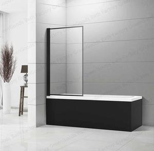 Panel de Ducha Corredizo de Vidrio Templado Económico sin Marco para <span class=keywords><strong>Bañera</strong></span> de Hotel, <span class=keywords><strong>Mampara</strong></span> de Ducha para Baño - Product Image 5