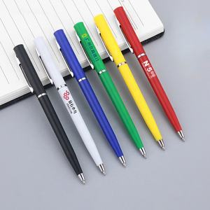 Promozionale pubblicità a buon mercato custom slim in plastica nero hotel <span class=keywords><strong>promo</strong></span> penne a sfera hilton penne sheraton - Product Image 2