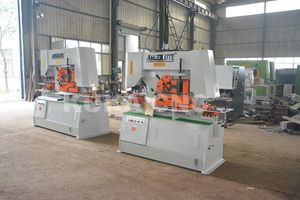 Máquina de corte y entallado de acero con Ángulo de haz de hierro, prensa hidráulica de taller, punzonadora hidráulica de acero - Product Image 4
