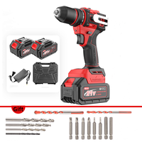 Kit de perceuse électrique sans fil 21V - Perceuse multifonction à vitesse variable avec chargeur de batterie