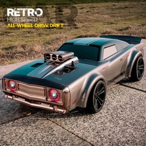 16303 1/16 Scale 2.4G 4WD 35KM/H High Speed 4-Channel RC Drift Racing Car with LED Light Indoor-Outdoor Charger USB <b>Cable</b> - Product Image 5