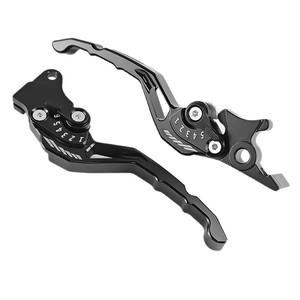 Qiangye Motorcycle Brake Lever CNC Aluminum Alloy 8mm Left Disc Right Drum Black Red Blue Silver Gold <b>Titanium</b> - Product Image 4