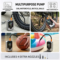 Mini compresseur d'air électrique sans fil portable pour pneus de voiture, pompe gonflable sans fil, gonfleur de pneus numérique, moniteur de pression ABS