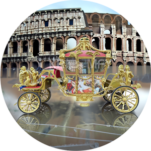 Charrette Électrique Classique à 4 Roues pour Visites Touristiques et Mariages – Élégante Carrosse de Mariage – Transport Spécial - Product Image 3