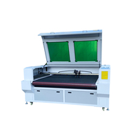 Machine de découpe laser à double tête 1610 avec alimentation automatique pour le bois, le tissu, le cuir, la découpe laser 1600*1000mm
