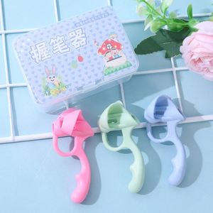 X530 Ensemble de poignées de stylo en silicone à cinq doigts portables, aide à l'écriture pour les débutants de maternelle, outil de correction pour manchon de crayon, emballage - Product Image 4