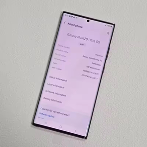 Para Galaxy <span class=keywords><strong>Note</strong></span> <span class=keywords><strong>20</strong></span> <span class=keywords><strong>Ultra</strong></span> 5G 99% nuevo Original Snapdragon 865 6,9 \ "4500mAh 108MP ESIM celular versión de EE. UU. GSM CDMA LTE Qualcomm - Product Image 2