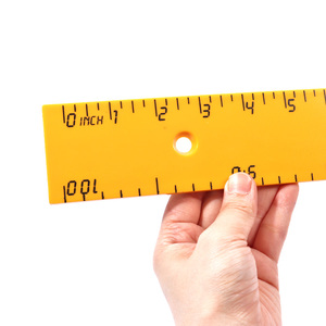 Foska forniture scolastiche all'ingrosso strumento di disegno didattico in plastica morbido a forma di T righello dritto per la matematica classe di misurazione - Product Image 3