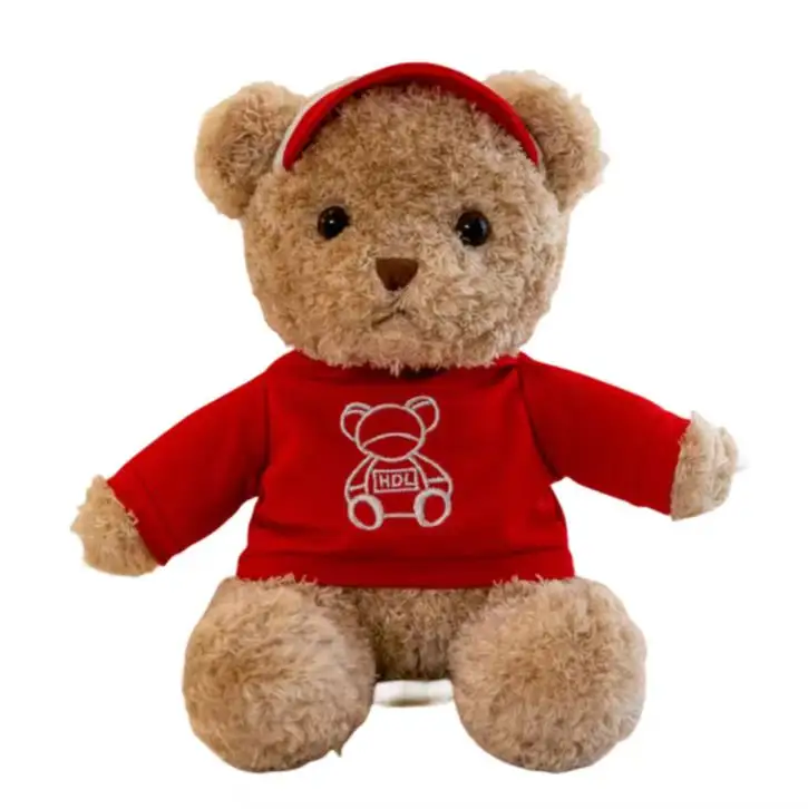 Urso de pelúcia de pelúcia de boneco de urso de golfe macio fofo para presentes de aniversário das crianças