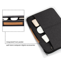 Housse d'ordinateur portable décontractée en polyester ultra-fine de 15,6 pouces avec poignée pour MacBook 12/13/14/15,6 et ordinateurs portables PC