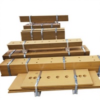 Pièces de machines de construction Lame de niveleuse D5N D6K D8N D8R D8T Tranchant en acier 30MnB HRC28-32 Certifié ISO9001