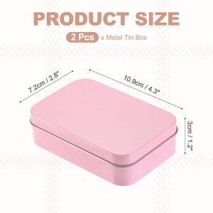 Hot Selling Large Food Grade <b>Cookies</b> Rectangle Tin Can Custom Printed Metal Lunch Hinge Tin <b>Box</b> Vintage Metal <b>Box</b> for Food - Product Image 2