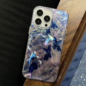 เคสโทรศัพท์ iPhone 17 AIR ลายคลื่นน้ำผีเสื้อว่ายน้ำสุดหรู พร้อมรูระบายอากาศขนาดใหญ่ ป้องกันการกระแทก - Product Image 4