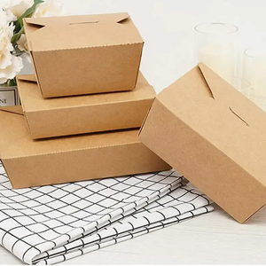 Caja de Almuerzo Desechable de Cartón con Recubrimiento UV y Logotipo Personalizado al por Mayor para <span class=keywords><strong>Sushi</strong></span>, Comida Rápida y Comida para Llevar - Product Image 3