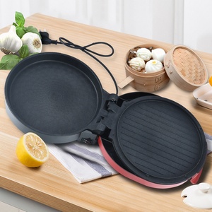 Venta caliente sartén para hornear eléctrica hogar interior sartén para <span class=keywords><strong>pizza</strong></span> eléctrica revestimiento antiadherente de doble cara sartén para hornear eléctrica - Product Image 5