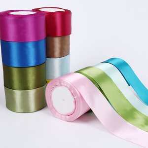Cinta Decorativa de Flores de 25Y, Cinta de Regalo Tejida a Mano, Cinta de Poliéster de Color Sólido para Envolver Regalos - Product Image 3