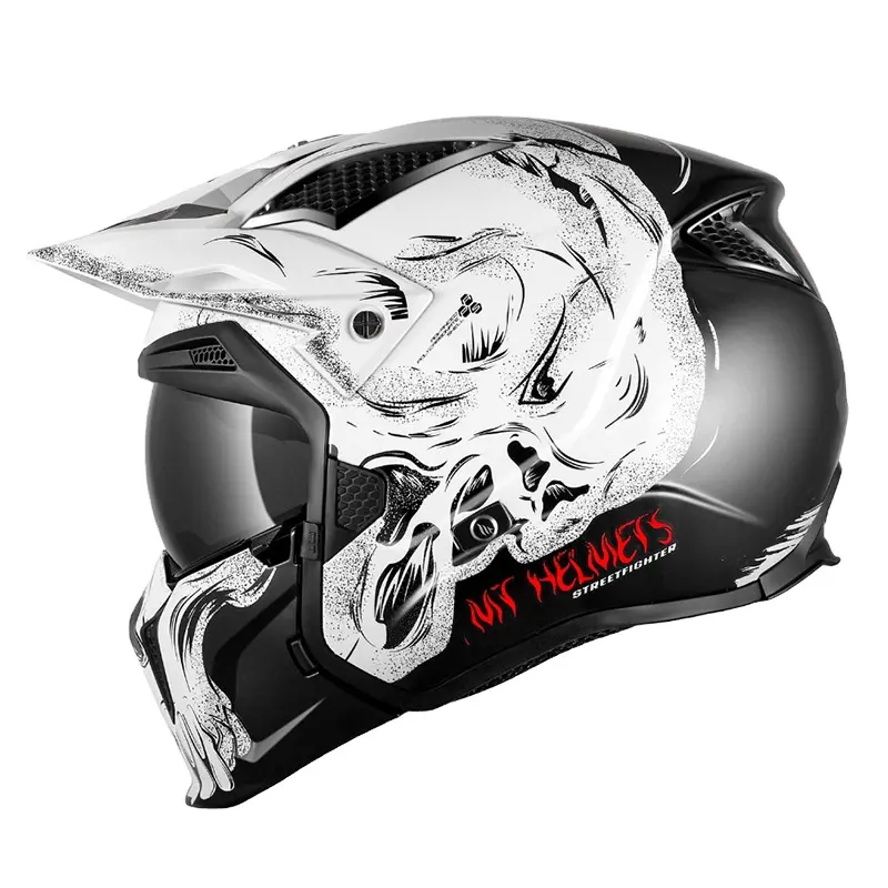 Factory price Black color Full Face Helmet DOT ECE Approved mt helmet thunder 4