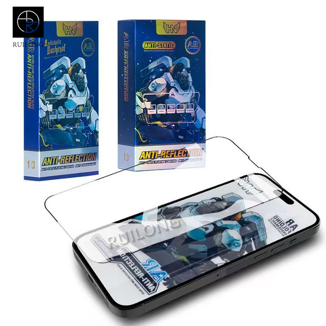Premium Full Glue High Clear Anti Shock OG ESD 99H Tempered Glass Screen Protector for iPhone  17 16 15 Pro Max 14 13 12 XS XR