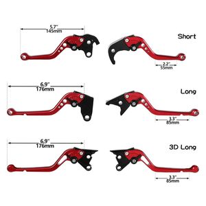 Leviers de frein et d'embrayage, CNC, courts et longs, adapté à la vitesse TRIPLE 1050/S, thruston R 2016 — 2018, nouveauté - Product Image 3