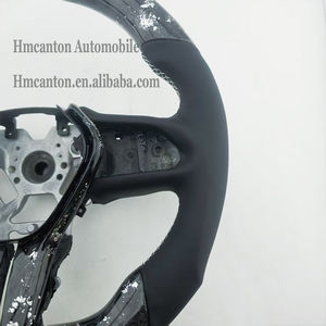 Hot Products Forged Carbon Fibre Smooth Leather White Stitching Steering <b>Wheel</b> for Infiniti Q50 Car Steering <b>Wheel</b> - Product Image 4