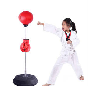 Balón <span class=keywords><strong>de</strong></span> <span class=keywords><strong>Boxeo</strong></span> <span class=keywords><strong>de</strong></span> Rebote Ajustable <span class=keywords><strong>de</strong></span> PVC Ligero con Pedestal para Entrenamiento en Casa, Gimnasio, Ejercicio y Fitness - Product Image 1