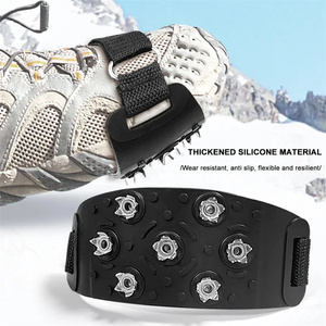 Crampons antidérapants à 7 dents pour la marche sur glace, crampons de montagne, pointes de traction pour la marche et la randonnée sur glace et neige - Product Image 3