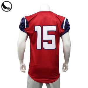 เสื้อฟุตบอลอเมริกันแบบเรียบง่าย น้ำหนักเบา แบบกลับด้านได้ ปักลายได้ตามสั่ง ราคาถูกจาก BETHERIVAL สำหรับการแข่งขัน - Product Image 3