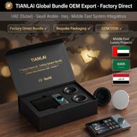 TIANLAI Panel Kontrol AI Rumah Pintar 7 Inci Sistem Audio Speaker Plafon Paket Perangkat Pintar Terbaru 2026 Grosir