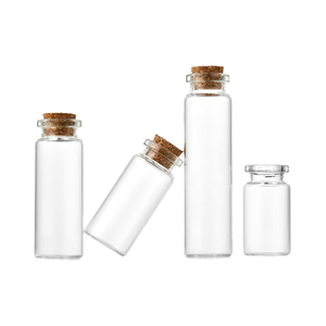 Tapón de madera de varios tamaños, viales de tubo de vidrio, tapas de corcho, tarros de vidrio de los deseos para cocina, almacenamiento de alimentos, botellas de vidrio genéricas - Product Image 6